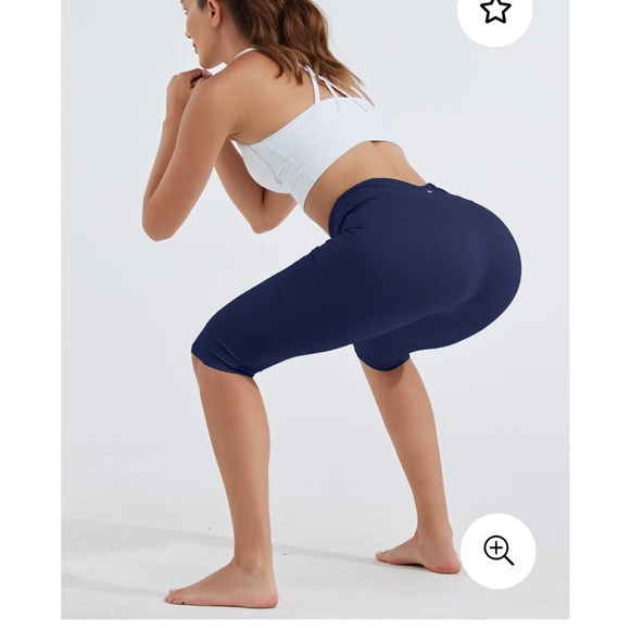 Willit blue workout knee length shorts large - Picture 5 of 5